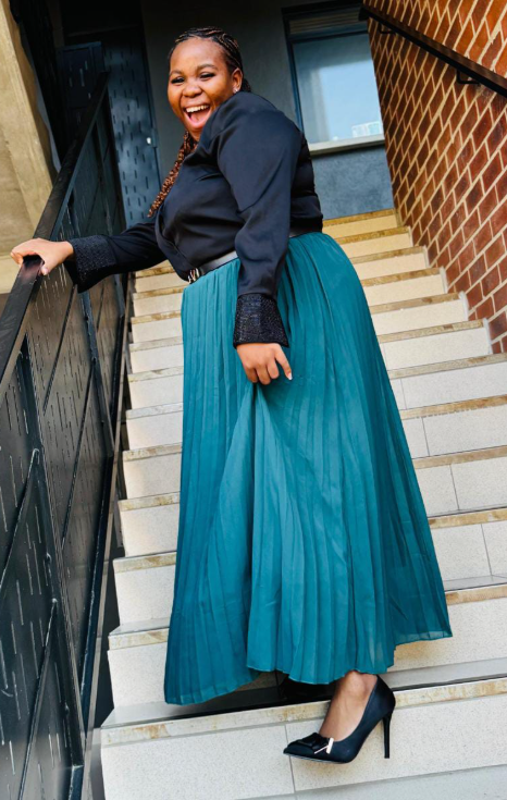 French Vintage Chiffon A-Line Pleated Skirt