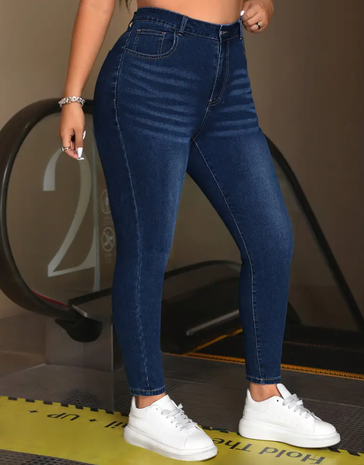 Chic High-Waist Skinny Jeans