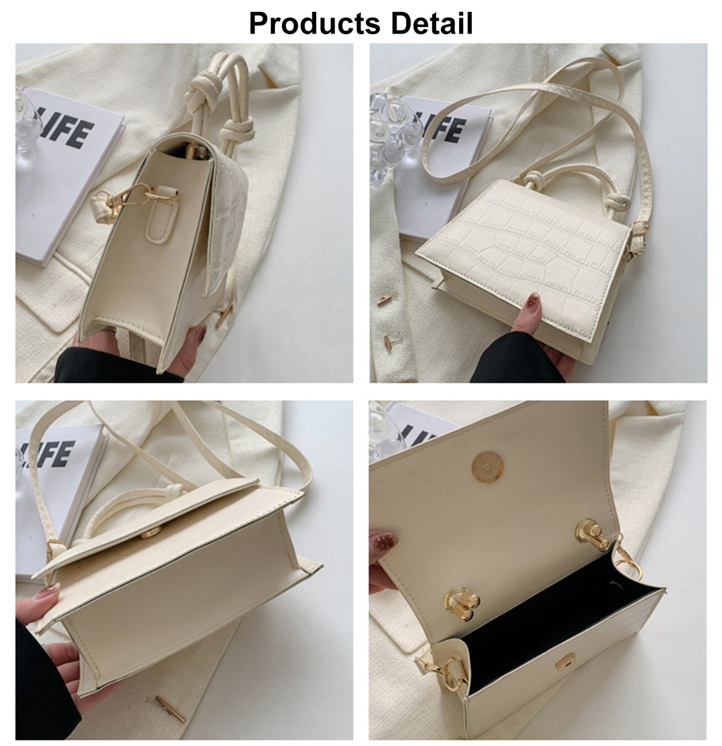 Fashion Mini PU Leather Crossbody Bag