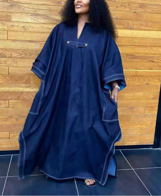 Denim Maxi Dress