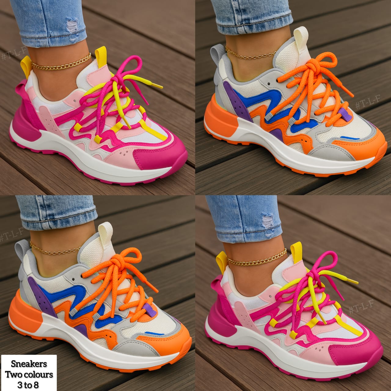 Colour Block Casual Sneakers